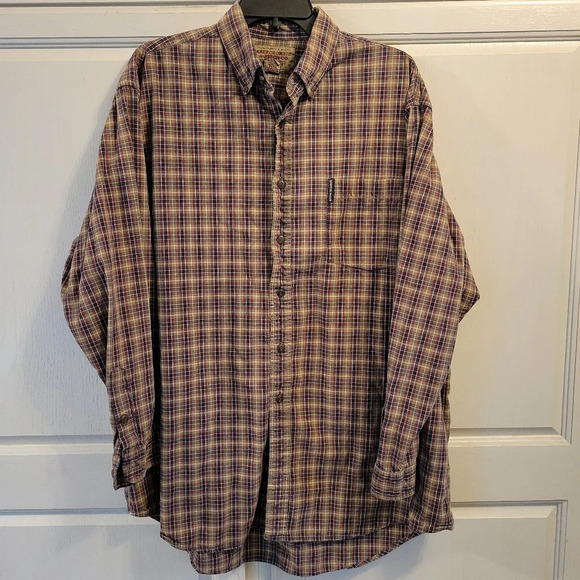 Vintage Abercrombie & Fitch Plaid Long Sleeve Button Up Shirt - Picture 1 of 5